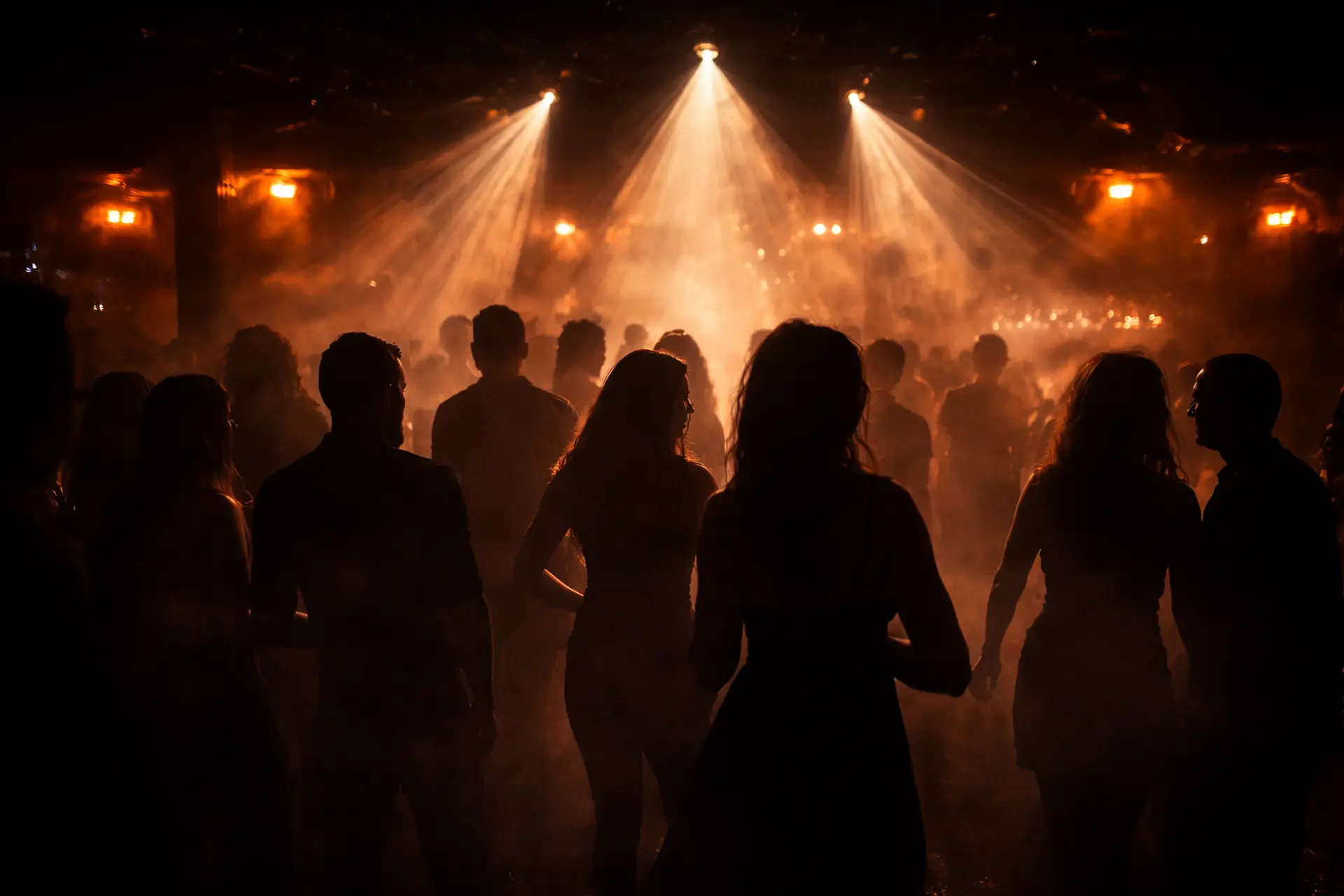 Igényes rendezvény DJ hangulat sziluettekkel